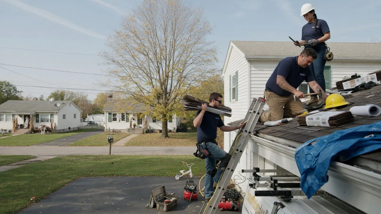 Local Roofing Contractors in Castleton, IL near me